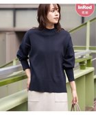 【イッカ/ikka】の【雑誌InRed12月号掲載】コットンミックスバックスリットニット【親子コーデ】 ネイビーブルー|ID: prp329100004856521 ipo3291000000035814321