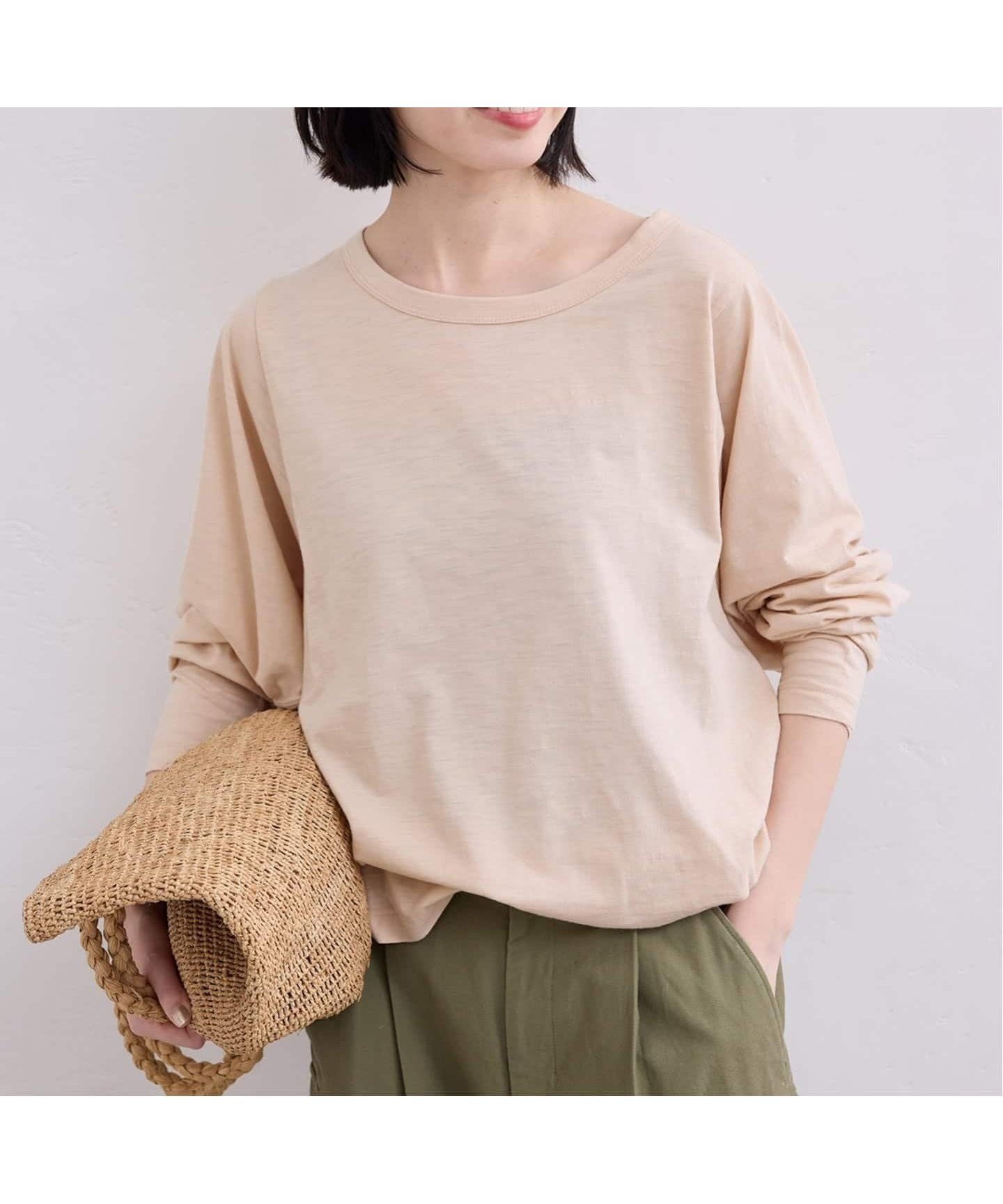 【スローブ イエナ/SLOBE IENA】のシアー天竺ニュアンスプルオーバー インテリア・キッズ・メンズ・レディースファッション・服の通販 founy(ファニー) ファッション Fashion レディースファッション Fashion for Women トップス・カットソー Cut & Sew Tops カジュアルプルオーバー・ニットトップス Pullovers & Knit Tops / Casual Pullovers 2026年 2026 シアー Sheer, See-Through デニム Denim, Jeans Material フェミニン Feminine, Girly マニッシュ Mannish, Boyish ベージュ|ID: prp329100004856528 ipo3291000000036161617