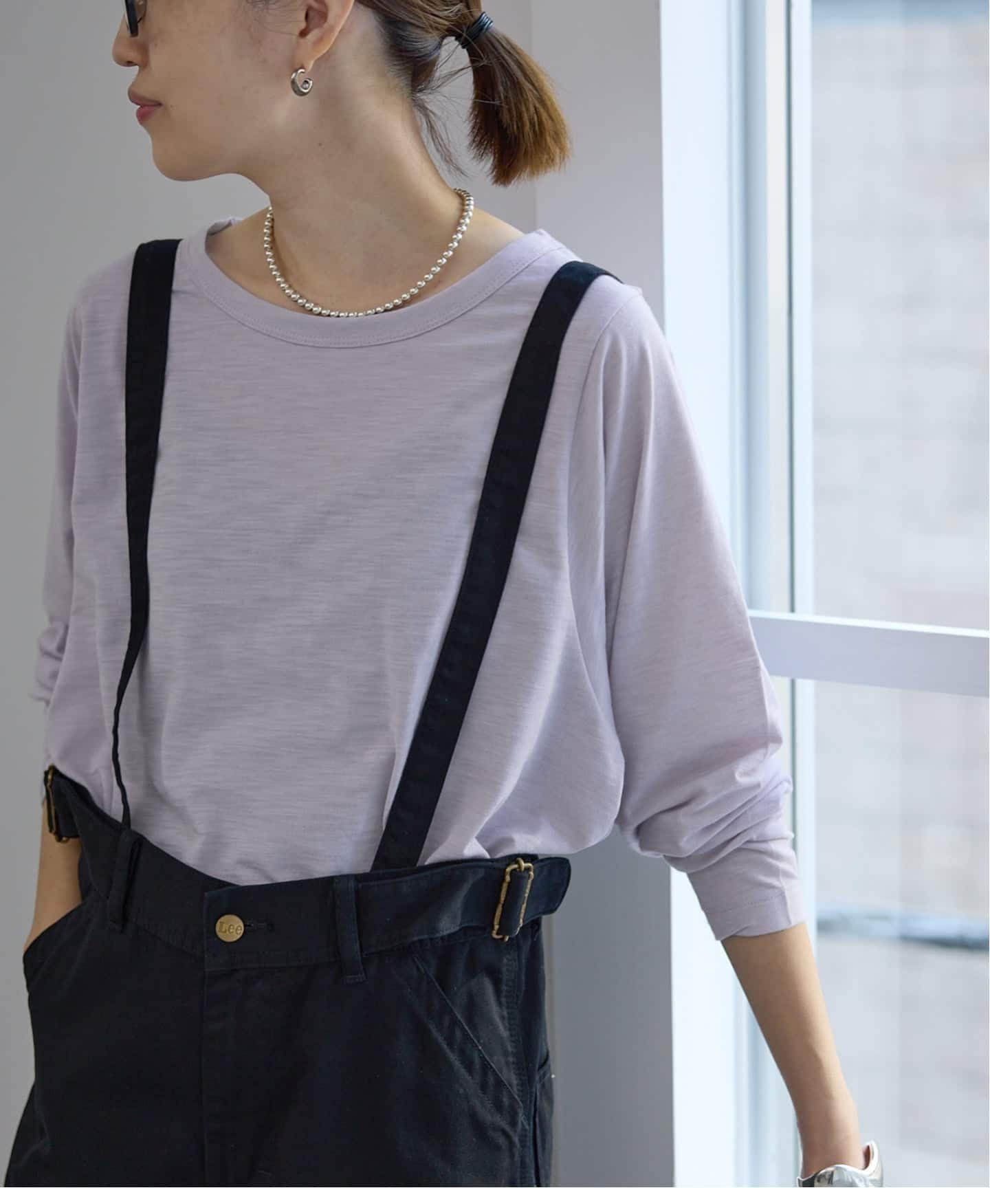 【スローブ イエナ/SLOBE IENA】のシアー天竺ニュアンスプルオーバー インテリア・キッズ・メンズ・レディースファッション・服の通販 founy(ファニー) ファッション Fashion レディースファッション Fashion for Women トップス・カットソー Cut & Sew Tops カジュアルプルオーバー・ニットトップス Pullovers & Knit Tops / Casual Pullovers 2026年 2026 シアー Sheer, See-Through デニム Denim, Jeans Material フェミニン Feminine, Girly マニッシュ Mannish, Boyish パープル C|ID: prp329100004856528 ipo3291000000036161619