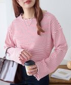 【ディスコート/Discoat】の【新色追加!/20色展開】リブメローフレアスリーブ《WEB限定》 人気、トレンドファッション・服の通販 founy(ファニー) ファッション Fashion レディースファッション Fashion for Women パターン Pattern, Design Print フレア Flare, Flared ボーダー Border, Stripe 無地 Plain, Solid Color thumbnail レッド|ID: prp329100004856554 ipo3291000000036118414