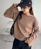 【ディスコート/Discoat】の【新色追加!/20色展開】リブメローフレアスリーブ《WEB限定》 人気、トレンドファッション・服の通販 founy(ファニー) ファッション Fashion レディースファッション Fashion for Women パターン Pattern, Design Print フレア Flare, Flared ボーダー Border, Stripe 無地 Plain, Solid Color thumbnail モカ|ID: prp329100004856554 ipo3291000000036118423