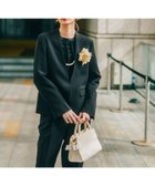 【レプシィム ローリーズファーム/LEPSIM LOWRYS FARM】の【入卒式/セレモニー】Wクロスノーカラージャケット 人気、トレンドファッション・服の通販 founy(ファニー) ファッション Fashion レディースファッション Fashion for Women アウター Coat / Outerwear Collection レディースジャケット・軽アウター Jackets ノーカラージャケット / シンプル上品コーデ Collarless Jackets おすすめ Recommended / Our Picks インナー Innerwear オケージョン Occasion Wear ジャケット Jacket, Outerwear ストレッチ Stretch, Stretchy Fabric セットアップ Set-Up, Coordinated Outfit セレモニー Ceremony フォーマル Formal, Dressy ワイド Wide, Wide Fit ビジネス 仕事 通勤 Business / Work / Commuting 入学式 Entrance Ceremony 卒業式 Graduation Ceremony 洗える Machine Washable 結婚式 Wedding thumbnail ブラック09|ID: prp329100004856562 ipo3291000000036216829