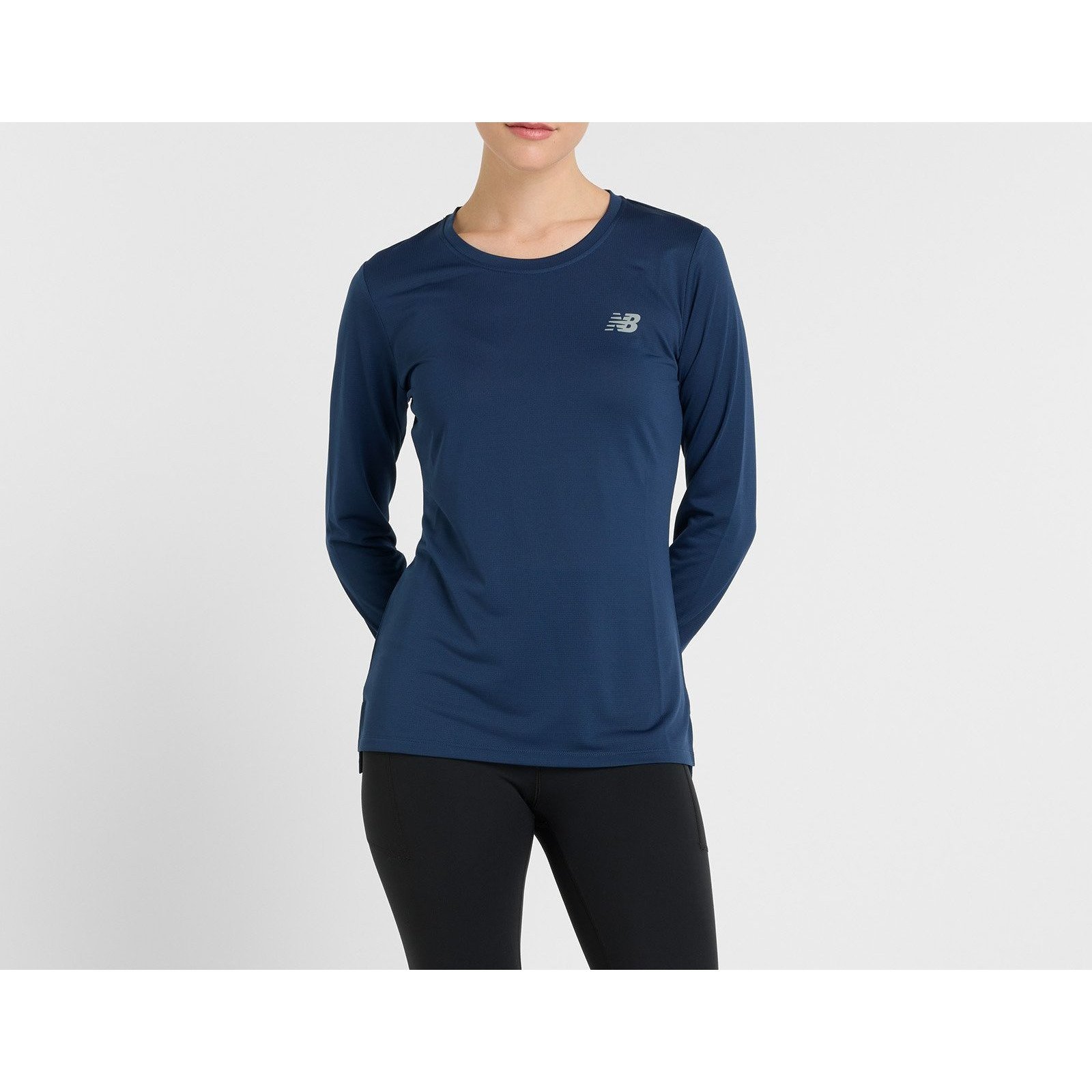 【ニューバランス/new balance】の【ランニング】Sport ロングスリーブTシャツ インテリア・キッズ・メンズ・レディースファッション・服の通販 founy(ファニー) 　ファッション　Fashion　レディースファッション　Fashion for Women　トップス・カットソー　Cut & Sew Tops　シャツ・ブラウス・オフィスカジュアル　Elegant Blouses & Button-Ups　ロングTシャツ・Tシャツ　Longline T-Shirts & Tees　シンプル　Simple, Minimal　スタイリッシュ　Stylish, Fashionable　スリーブ　Sleeve, Long Sleeve / Short Sleeve　ランニング　Running, Running Wear, Activewear, Jogging　ロング　Long, Long-Length　ワンポイント　One Point, Statement Accent　ワーク　Workwear, Utility Style　NNYNBネイビー|ID: prp329100004856589 ipo3291000000036162117