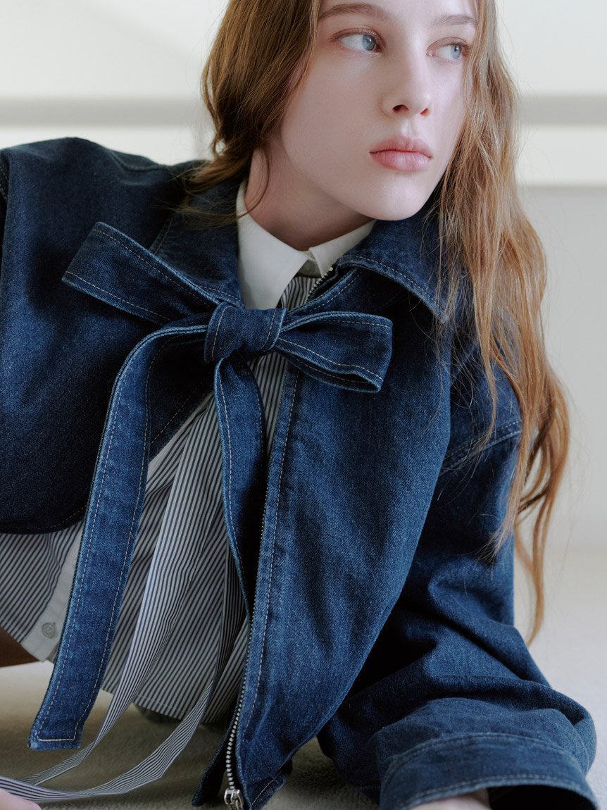 【スナイデル/SNIDEL】のバリエタックバルーンブルゾン インテリア・キッズ・メンズ・レディースファッション・服の通販 founy(ファニー) 　ファッション　Fashion　レディースファッション　Fashion for Women　アウター　Coat / Outerwear Collection　ブルゾンジャケット・スポーティアウター　Blouson Jackets　ウェーブ　Wavy Pattern　ウォッシュ　Washed Finish　エレガント 上品　Elegant　カフス　Cuff Design　クラシカル　Classical, Vintage-Inspired　コンパクト　Compact, Small Size　今季　This Season, Current Season　ショルダー　Shoulder, Shoulder Strap　スマート　Smart, Elegant　デニム　Denim, Jeans Material　トレンド　Trend, Trending Now　ドロップ　Drop Shoulder, Dropped Style　バランス　Balance, Style Balance　ビッグ　Big, Oversized　フェイクレザー　Faux Leather, PU Leather　フロント　Front, Front Design　マーブル　Marble, Marble Pattern　リボン　Ribbon, Bow　ループ　Loop, Loop Knit　おすすめ　Recommended / Our Picks　BLU[086]|ID: prp329100004856601 ipo3291000000036308719