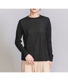 【ビューティ&ユース ユナイテッドアローズ/BEAUTY&YOUTH / UNITED ARROWS】のコットンナイロン天竺 シアー クルーネック Tシャツ 人気、トレンドファッション・服の通販 founy(ファニー) ファッション Fashion レディースファッション Fashion for Women トップス・カットソー Cut & Sew Tops シャツ・ブラウス・オフィスカジュアル Elegant Blouses & Button-Ups ロングTシャツ・Tシャツ Longline T-Shirts & Tees インナー Innerwear カットソー Cut and Sewn Top カーディガン Cardigan, Knitwear シアー Sheer, See-Through ジャケット Jacket, Outerwear スリーブ Sleeve, Long Sleeve / Short Sleeve トレンド Trend, Trending Now 定番 Standard, Basic Item フェミニン Feminine, Girly ロング Long, Long-Length おすすめ Recommended / Our Picks thumbnail BLACK|ID: prp329100004856632 ipo3291000000036160924