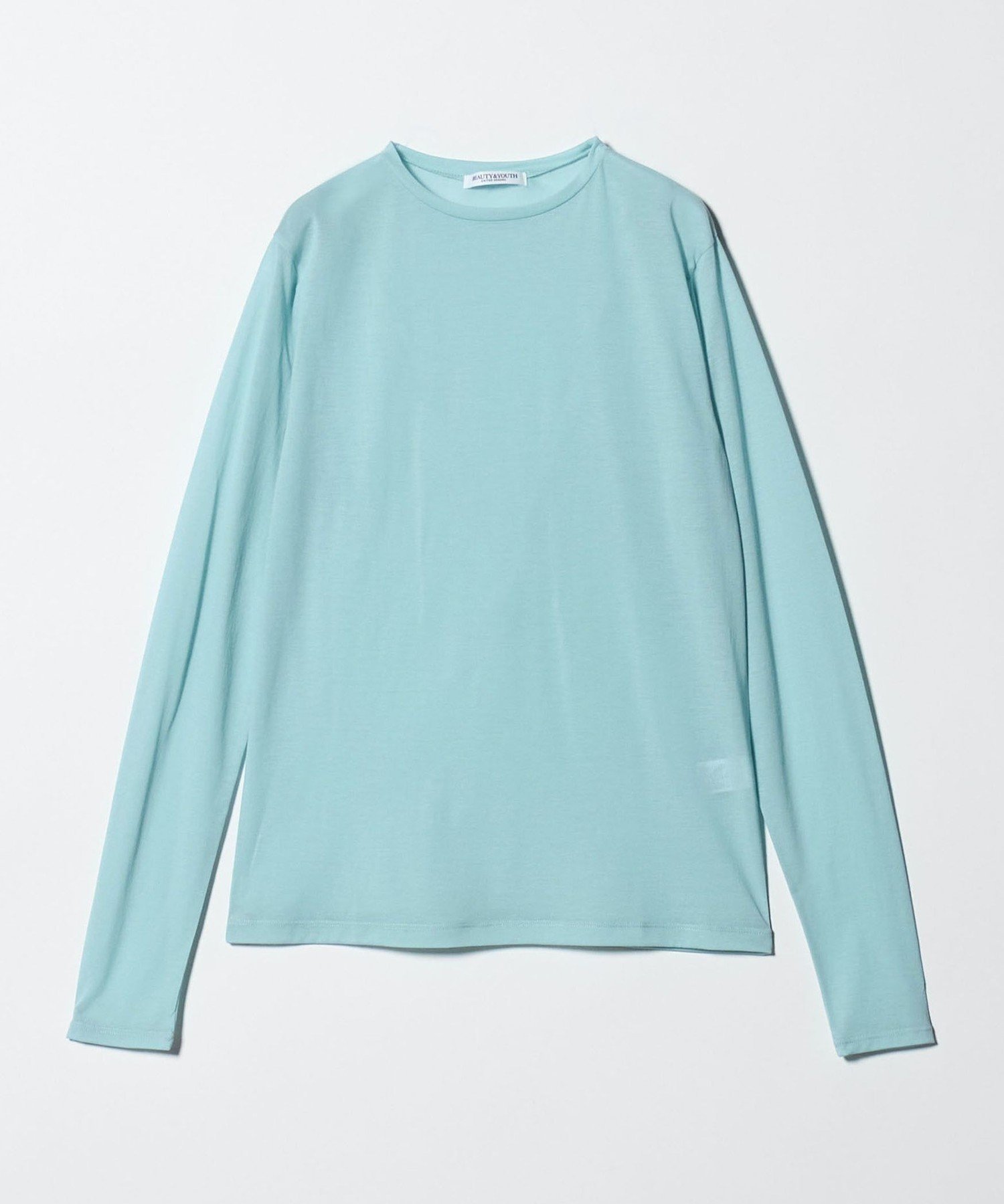 【ビューティ&ユース ユナイテッドアローズ/BEAUTY&YOUTH / UNITED ARROWS】のコットンナイロン天竺 シアー クルーネック Tシャツ インテリア・キッズ・メンズ・レディースファッション・服の通販 founy(ファニー) ファッション Fashion レディースファッション Fashion for Women トップス・カットソー Cut & Sew Tops シャツ・ブラウス・オフィスカジュアル Elegant Blouses & Button-Ups ロングTシャツ・Tシャツ Longline T-Shirts & Tees インナー Innerwear カットソー Cut and Sewn Top カーディガン Cardigan, Knitwear シアー Sheer, See-Through ジャケット Jacket, Outerwear スリーブ Sleeve, Long Sleeve / Short Sleeve トレンド Trend, Trending Now 定番 Standard, Basic Item フェミニン Feminine, Girly ロング Long, Long-Length おすすめ Recommended / Our Picks TURQUOISE|ID: prp329100004856632 ipo3291000000036160941