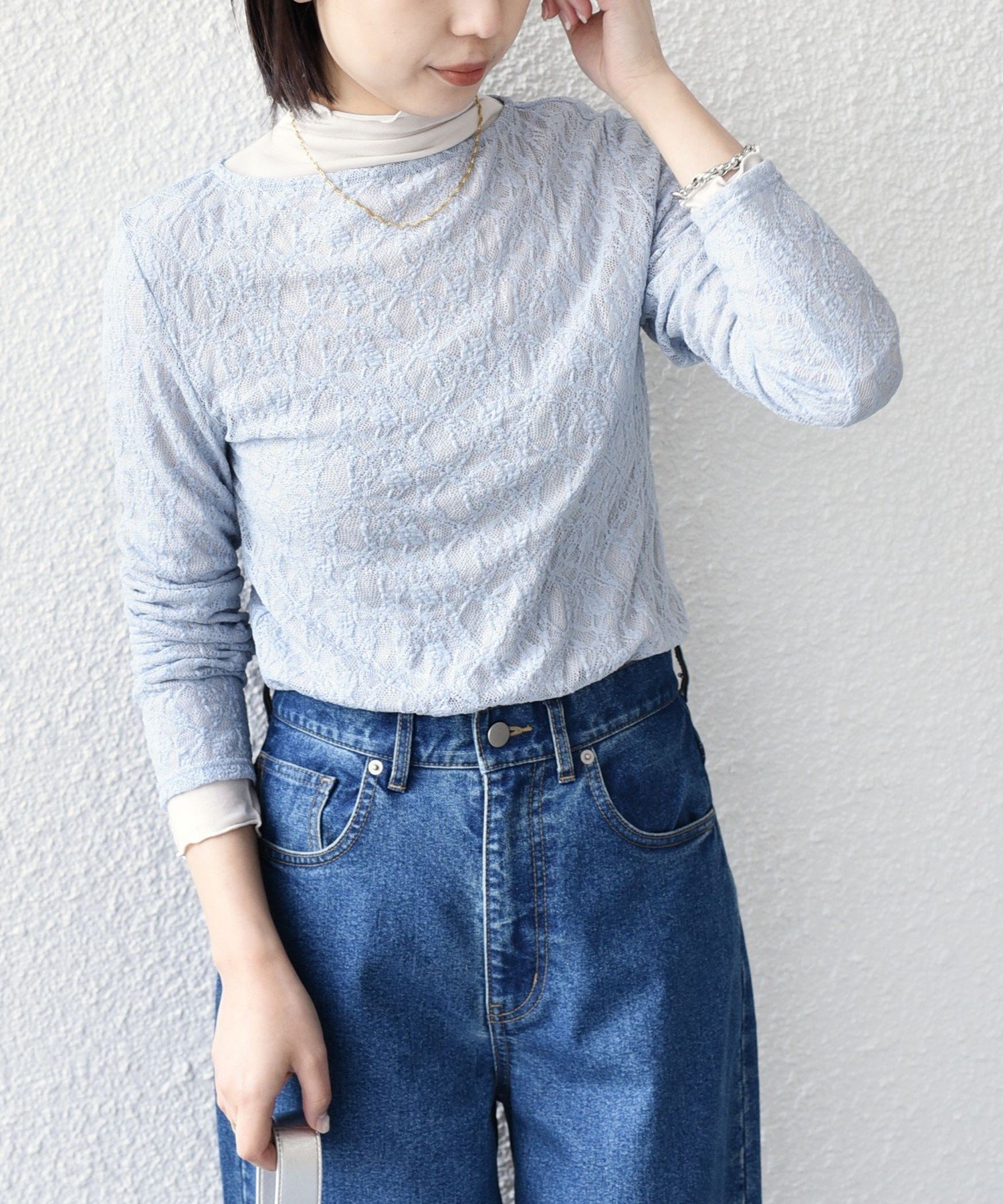 【シップス フォー ウィメン/SHIPS】のSHIPS Colors 手洗い可能 ストレッチ レース ボートネック トップス インテリア・キッズ・メンズ・レディースファッション・服の通販 founy(ファニー) 　ファッション　Fashion　レディースファッション　Fashion for Women　トップス・カットソー　Cut & Sew Tops　インナー　Innerwear　キャミワンピース　Cami Dress, Slip Dress　サロペット　Overalls, Salopette　スウェット / スエット　Sweatshirt, Sweatwear　ストレッチ　Stretch, Stretchy Fabric　タンク　Tank Top, Sleeveless Top　ビスチェ　Bustier, Corset Top　フィット　Fit, Slim Fit　メンズ　Men's, Menswear　レース　Lace, Lace Fabric　ロング　Long, Long-Length　アウトレット　Outlet / Clearance　おすすめ　Recommended / Our Picks　ビジネス 仕事 通勤　Business / Work / Commuting　2026年　2026　ライトブルー|ID: prp329100004856665 ipo3291000000036161030