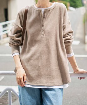 【スピック&スパン/Spick & Span】の《新色有り / 追加》2枚SETヘンリーネックプルオーバー 人気、トレンドファッション・服の通販 founy(ファニー) ファッション Fashion レディースファッション Fashion for Women トップス・カットソー Cut & Sew Tops カジュアルプルオーバー・ニットトップス Pullovers & Knit Tops / Casual Pullovers サーマル Thermal, Waffle Knit シンプル Simple, Minimal バランス Balance, Style Balance リラックス Relax, Relaxed Fit 人気 Popular, Best Seller |ID:prp329100004856674
