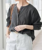 【スピック&スパン/Spick & Span】の《新色有り / 追加》2枚SETヘンリーネックプルオーバー 人気、トレンドファッション・服の通販 founy(ファニー) ファッション Fashion レディースファッション Fashion for Women トップス・カットソー Cut & Sew Tops カジュアルプルオーバー・ニットトップス Pullovers & Knit Tops / Casual Pullovers サーマル Thermal, Waffle Knit シンプル Simple, Minimal バランス Balance, Style Balance リラックス Relax, Relaxed Fit 人気 Popular, Best Seller thumbnail グレー|ID: prp329100004856674 ipo3291000000036070466