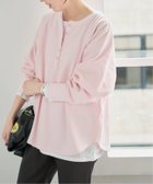 【スピック&スパン/Spick & Span】の《新色有り / 追加》2枚SETヘンリーネックプルオーバー 人気、トレンドファッション・服の通販 founy(ファニー) ファッション Fashion レディースファッション Fashion for Women トップス・カットソー Cut & Sew Tops カジュアルプルオーバー・ニットトップス Pullovers & Knit Tops / Casual Pullovers サーマル Thermal, Waffle Knit シンプル Simple, Minimal バランス Balance, Style Balance リラックス Relax, Relaxed Fit 人気 Popular, Best Seller thumbnail ピンク A|ID: prp329100004856674 ipo3291000000036070468