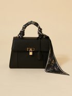 【スナイデル/SNIDEL】のスカーフパッドロックバッグ 人気、トレンドファッション・服の通販 founy(ファニー) ファッション Fashion レディースファッション Fashion for Women バッグ Bags エレガント 上品 Elegant クラシカル Classical, Vintage-Inspired コンパクト Compact, Small Size スカーフ Scarf, Neckwear スマート Smart, Elegant フェイクレザー Faux Leather, PU Leather 今季 This Season, Current Season thumbnail BLK[009]|ID: prp329100004856939 ipo3291000000035832157