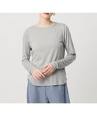 【ビューティ&ユース ユナイテッドアローズ/BEAUTY&YOUTH / UNITED ARROWS】のセルロースブレンド クルーネックカットソー 人気、トレンドファッション・服の通販 founy(ファニー) ファッション Fashion レディースファッション Fashion for Women トップス・カットソー Cut & Sew Tops カットソー・ベーシックTシャツ Cut-and-Sewn Tops / Stretch Tees & Basics インナー Innerwear カットソー Cut and Sewn Top シアー Sheer, See-Through シンプル Simple, Minimal スリーブ Sleeve, Long Sleeve / Short Sleeve ロング Long, Long-Length 羽織 Haori, Light Jacket thumbnail MD.GRAY|ID: prp329100004856944 ipo3291000000035832350