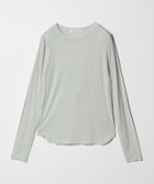 【ビューティ&ユース ユナイテッドアローズ/BEAUTY&YOUTH / UNITED ARROWS】のセルロースブレンド クルーネックカットソー 人気、トレンドファッション・服の通販 founy(ファニー) ファッション Fashion レディースファッション Fashion for Women トップス・カットソー Cut & Sew Tops カットソー・ベーシックTシャツ Cut-and-Sewn Tops / Stretch Tees & Basics インナー Innerwear カットソー Cut and Sewn Top シアー Sheer, See-Through シンプル Simple, Minimal スリーブ Sleeve, Long Sleeve / Short Sleeve ロング Long, Long-Length 羽織 Haori, Light Jacket thumbnail LIME|ID: prp329100004856944 ipo3291000000035832356