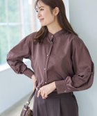 【リフレクト/Reflect】の【さらっと一枚で決まる/重ね着にもおすすめ◎】タックスリーブシャツブラウス ブラウン|ID: prp329100004857015 ipo3291000000035834130