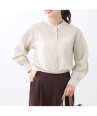 【リフレクト/Reflect】の【さらっと一枚で決まる/重ね着にもおすすめ◎】タックスリーブシャツブラウス ライトベージュ|ID: prp329100004857015 ipo3291000000035834136