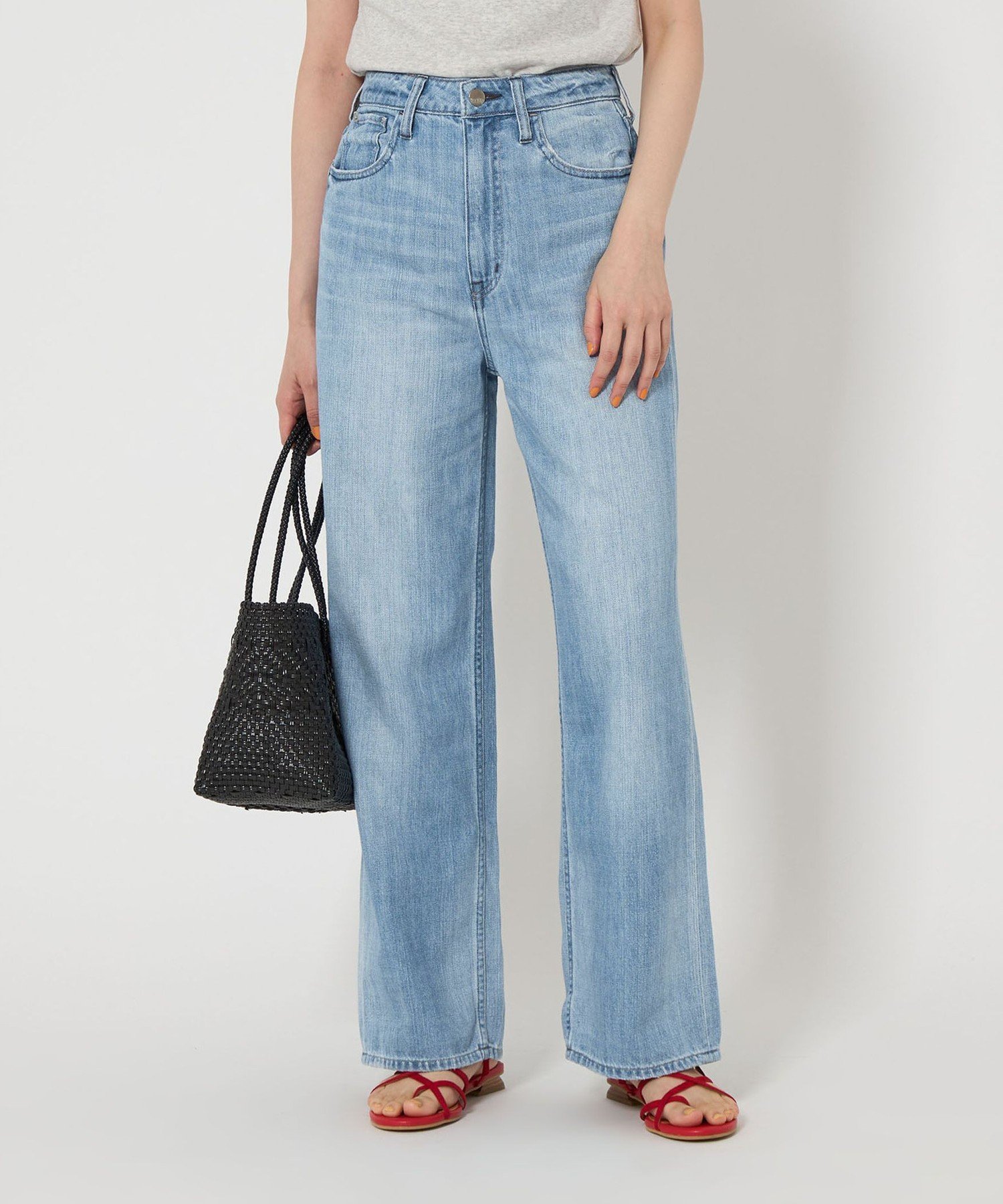 【ユナイテッドアローズ/UNITED ARROWS】の【別注】 HEALTHY DENIM ストレート ワイド デニム パンツ インテリア・キッズ・メンズ・レディースファッション・服の通販 founy(ファニー) 　ファッション　Fashion　レディースファッション　Fashion for Women　パンツ　Pants & Trousers　春　Spring　シンプル　Simple, Minimal　ジャケット　Jacket, Outerwear　ストレート　Straight, Straight Cut　ターコイズ　Turquoise, Blue-Green　ダメージ　Distressed, Destroyed　デニム　Denim, Jeans Material　トレンド　Trend, Trending Now　フィット　Fit, Slim Fit　ポケット　Pocket, Pocket Detail　別注　Limited Edition, Custom Order　ワイド　Wide, Wide Fit　アウトレット　Outlet / Clearance　おすすめ　Recommended / Our Picks　夏　Summer　TURQUOISE|ID: prp329100004857039 ipo3291000000035835075