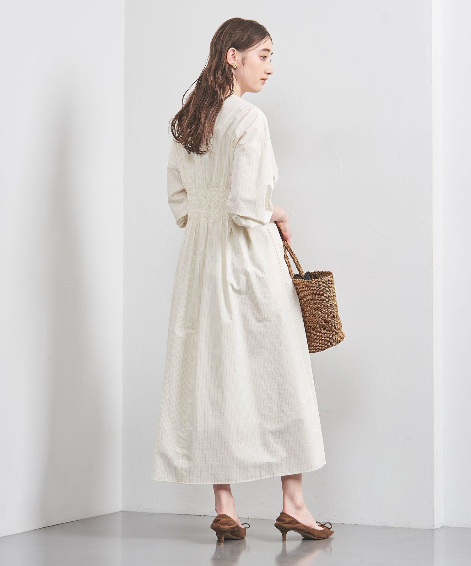 【ユナイテッドアローズ/UNITED ARROWS】のMANTECO フレアワンピース インテリア・キッズ・メンズ・レディースファッション・服の通販 founy(ファニー) 　ファッション　Fashion　レディースファッション　Fashion for Women　ワンピース　Dresses　アンダー　Underwear Essentials　イタリア　Italy　エレガント 上品　Elegant　サンダル　Sandals, Summer Shoes　シューズ　Shoes, Footwear　ジュエリー　Jewelry, Accessories　ドレス　Dress, One-Piece　バランス　Balance, Style Balance　バレエ　Ballet, Ballet Style　フィット　Fit, Slim Fit　フレア　Flare, Flared　アウトレット　Outlet / Clearance　NATURAL|ID: prp329100004857080 ipo3291000000035837183