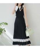 【ノエラ/Noela】の襟付きニットワンピ ブラック|ID: prp329100004857094 ipo3291000000035837651