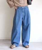 【シップス フォー ウィメン/SHIPS】の洗濯機可能 2タック カーブ デニム パンツ 人気、トレンドファッション・服の通販 founy(ファニー) ファッション Fashion レディースファッション Fashion for Women パンツ Pants & Trousers 2025年 2025 2025-2026秋冬・A/W Autumn/Winter 2025–26 AW25–26 おすすめ Recommended / Our Picks カットソー Cut and Sewn Top デニム Denim, Jeans Material ポケット Pocket, Pocket Detail thumbnail ブルー|ID: prp329100004857136 ipo3291000000036218102