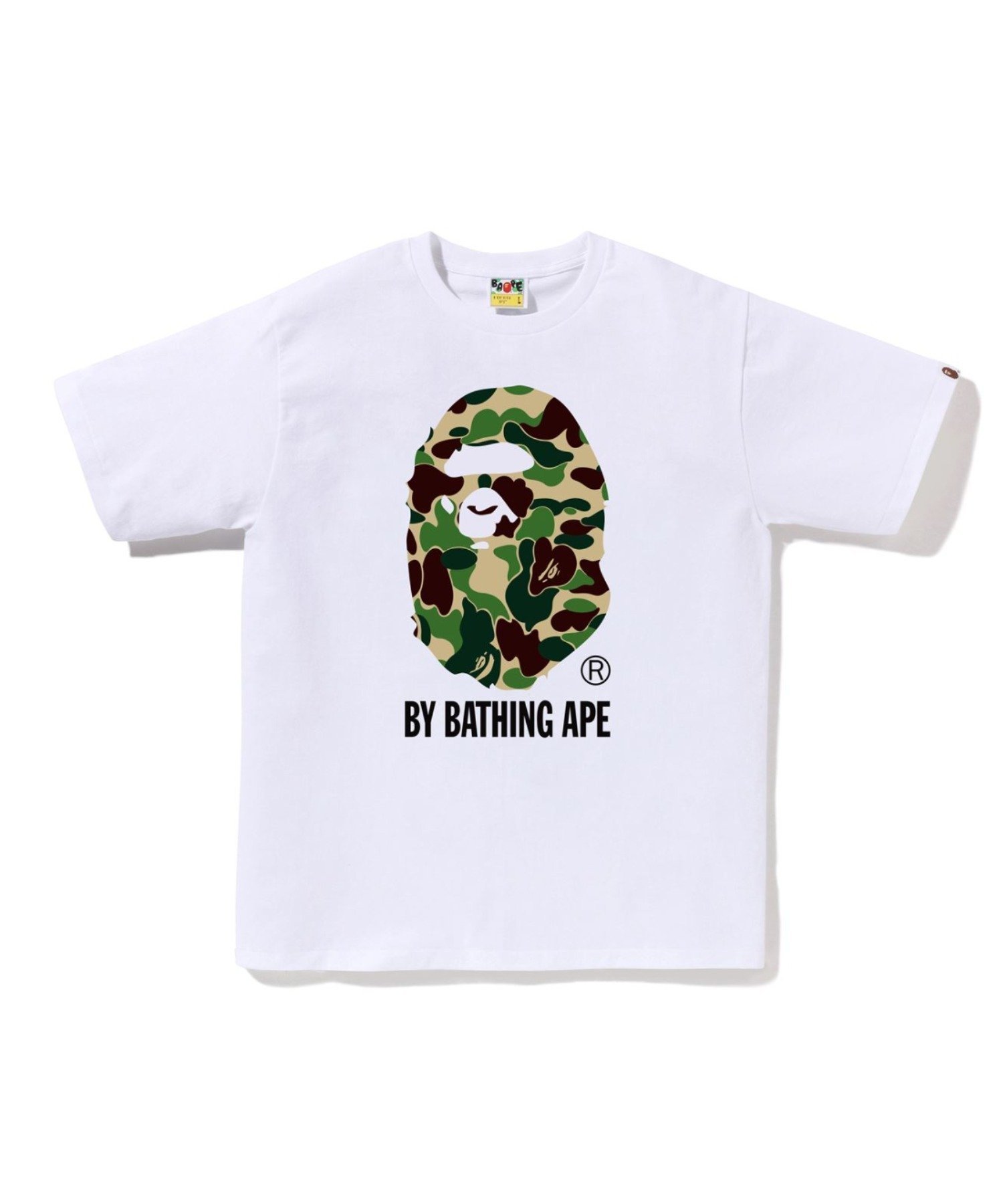 【ア ベイシング エイプ/A BATHING APE】のABC CAMO BY BATHING APE TEE インテリア・キッズ・メンズ・レディースファッション・服の通販 founy(ファニー) 　ファッション　Fashion　レディースファッション　Fashion for Women　インナー　Innerwear　コレクション　Collection, Seasonal Line　ショート　Short, Short Length　スリーブ　Sleeve, Long Sleeve / Short Sleeve　パターン　Pattern, Design Print　フロント　Front, Front Design　プリント　Print, Printed Pattern　モチーフ　Motif, Design Theme　ラバー　Rubber, Rubber Sole　人気　Popular, Best Seller　WH×GR|ID: prp329100004857821 ipo3291000000036266559