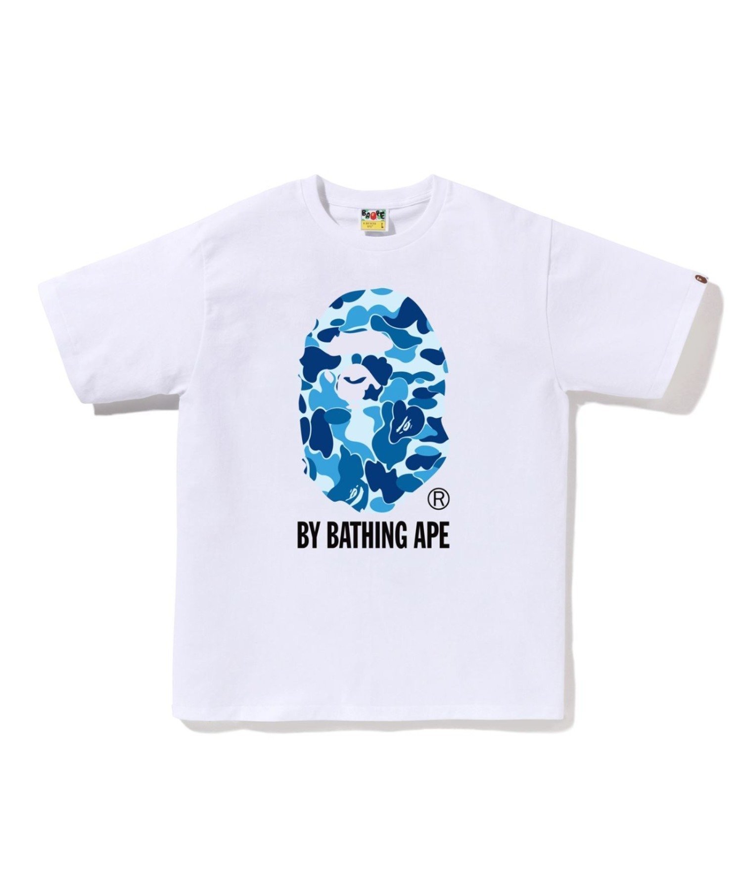 【ア ベイシング エイプ/A BATHING APE】のABC CAMO BY BATHING APE TEE インテリア・キッズ・メンズ・レディースファッション・服の通販 founy(ファニー) 　ファッション　Fashion　レディースファッション　Fashion for Women　インナー　Innerwear　コレクション　Collection, Seasonal Line　ショート　Short, Short Length　スリーブ　Sleeve, Long Sleeve / Short Sleeve　パターン　Pattern, Design Print　フロント　Front, Front Design　プリント　Print, Printed Pattern　モチーフ　Motif, Design Theme　ラバー　Rubber, Rubber Sole　人気　Popular, Best Seller　WH×BL|ID: prp329100004857821 ipo3291000000036266562