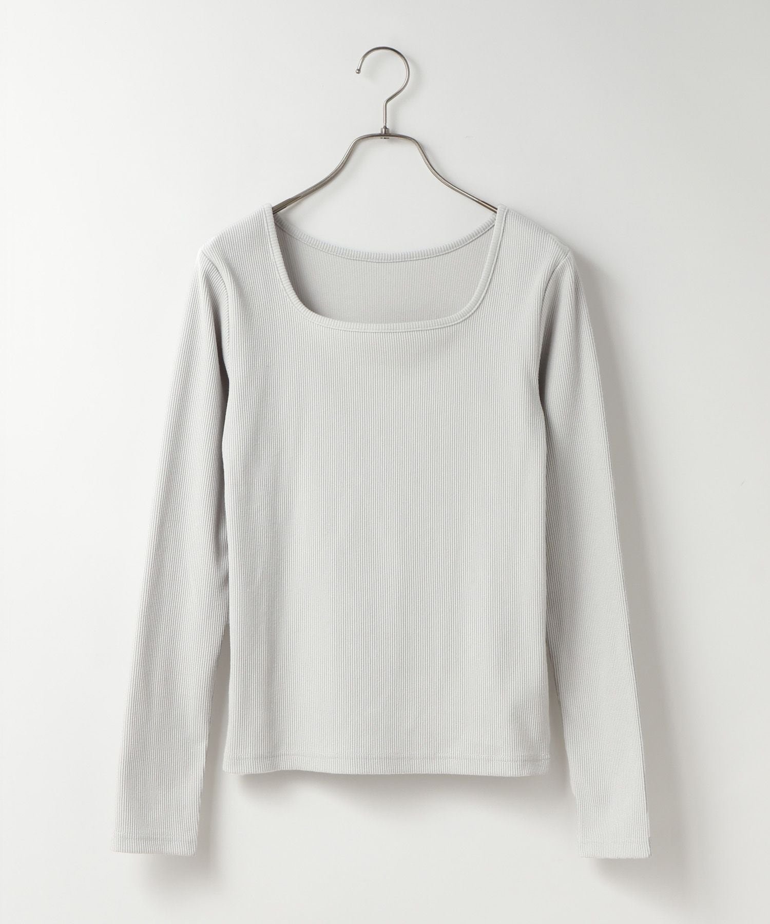 【ローリーズファーム/LOWRYS FARM】のリブタイトLS インテリア・キッズ・メンズ・レディースファッション・服の通販 founy(ファニー) 　ファッション　Fashion　レディースファッション　Fashion for Women　インナー　Innerwear　サロペ　Salopette, Salopette Dress　ジャケット　Jacket, Outerwear　ストレッチ　Stretch, Stretchy Fabric　テレコ　Ribbed, Rib Stitch　ベーシック　Basic, Essential　エレガント 上品　Elegant　グレー12|ID: prp329100004857822 ipo3291000000036339763