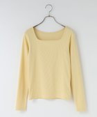 【ローリーズファーム/LOWRYS FARM】のリブタイトLS 人気、トレンドファッション・服の通販 founy(ファニー) ファッション Fashion レディースファッション Fashion for Women インナー Innerwear サロペ Salopette, Salopette Dress ジャケット Jacket, Outerwear ストレッチ Stretch, Stretchy Fabric テレコ Ribbed, Rib Stitch ベーシック Basic, Essential エレガント 上品 Elegant thumbnail イエロー62|ID: prp329100004857822 ipo3291000000036339764