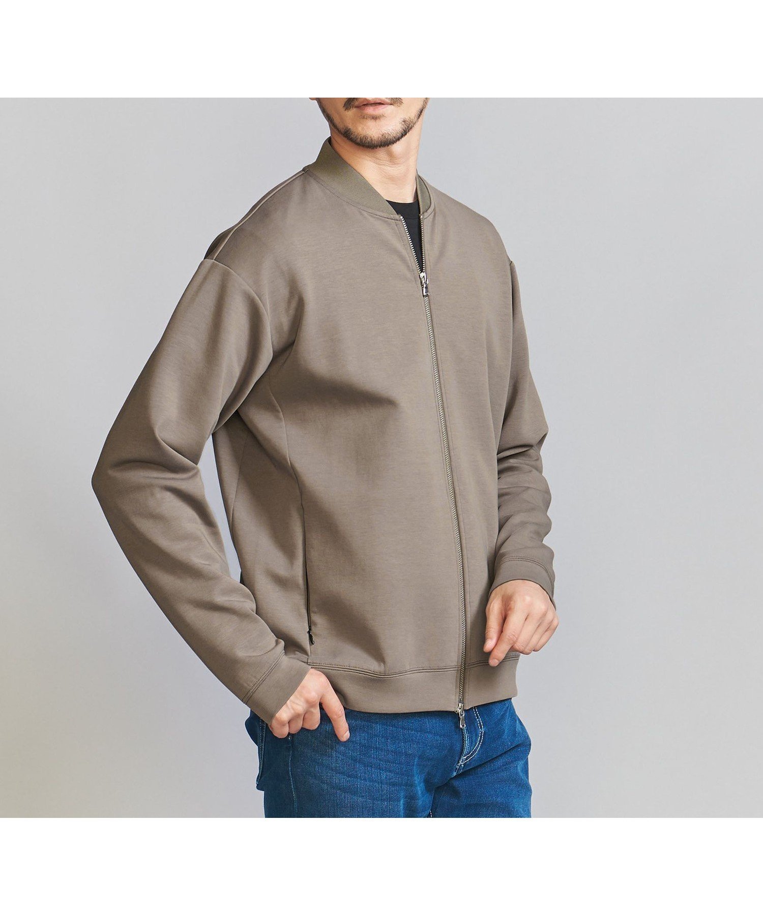 【ビューティ&ユース ユナイテッドアローズ/BEAUTY&YOUTH / UNITED ARROWS / MEN】の【WEB限定 WARDROBE SMART】ダブルニット ジップブルゾン/セットアップ対応【抗菌・防臭】 インテリア・キッズ・メンズ・レディースファッション・服の通販 founy(ファニー) ファッション Fashion メンズファッション Fashion for Men セットアップ Matching Sets 春 Spring カーディガン Cardigan, Knitwear 抗菌 Antibacterial, Bacteria-Resistant スマート Smart, Elegant スラックス Slacks, Dress Pants セットアップ Set-Up, Coordinated Outfit ダブル Double, Double-Breasted ファブリック Fabric, Textile フィット Fit, Slim Fit フラット Flat, Flat Shoes ブルゾン Blouson, Bomber Jacket ポケット Pocket, Pocket Detail リラックス Relax, Relaxed Fit A/W・秋冬 Autumn/Winter エレガント 上品 Elegant OLIVE|ID: prp329100004858246 ipo3291000000036088873