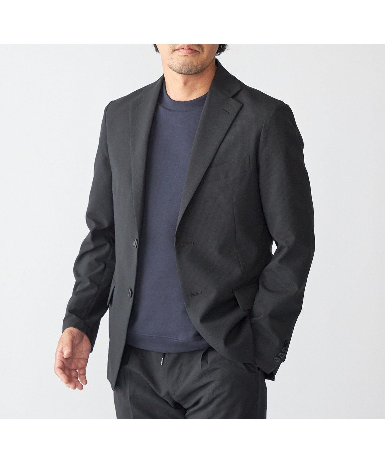 【シップス/SHIPS / MEN】の【WEB限定】SHIPS 手洗い可能 ナチュラル ストレッチ エア セットアップ 人気、トレンドファッション・服の通販 founy(ファニー) 　ファッション　Fashion　メンズファッション　Fashion for Men　セットアップ　Matching Sets　カットソー　Cut and Sewn Top　ジャケット　Jacket, Outerwear　スタイリッシュ　Stylish, Fashionable　ストレッチ　Stretch, Stretchy Fabric　スーツ　Suit, Formalwear　セットアップ　Set-Up, Coordinated Outfit　ドローストリング　Drawstring, Pull Cord　フラップ　Flap, Flap Pocket　ベーシック　Basic, Essential　ポケット　Pocket, Pocket Detail　おすすめ　Recommended / Our Picks　エレガント 上品　Elegant　ビジネス 仕事 通勤　Business / Work / Commuting　 other-1|ID: prp329100004858254 ipo3291000000035894607