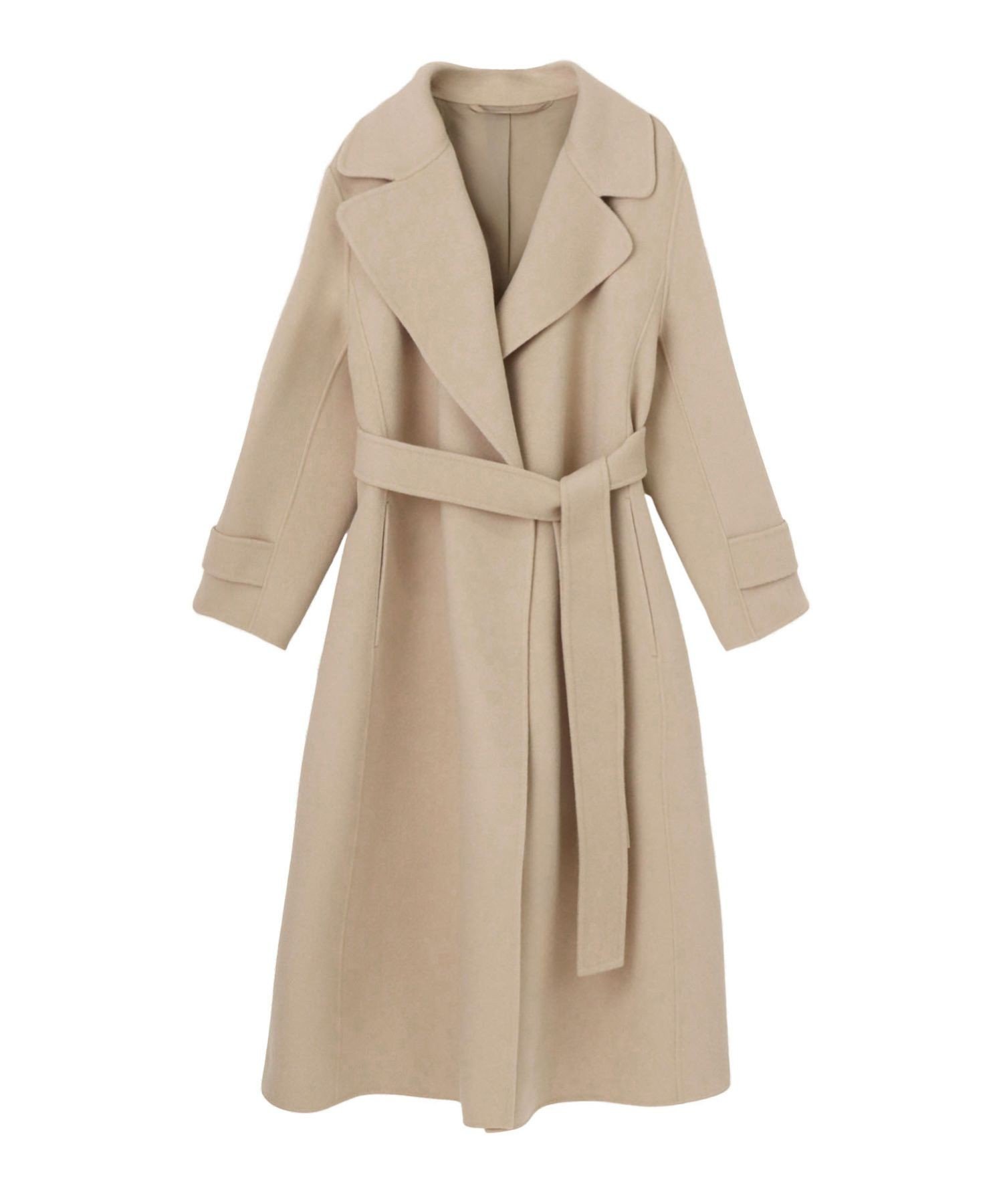 【アナイ/ANAYI】のシャルムリバーテーラードコート インテリア・キッズ・メンズ・レディースファッション・服の通販 founy(ファニー) ファッション Fashion レディースファッション Fashion for Women アウター Coat / Outerwear Collection コート・ロングコート・ピーコート Long Coats, Peacoats & More キュプラ Cupro, Eco Fabric スマート Smart, Elegant リボン Ribbon, Bow A/W・秋冬 Autumn/Winter 再入荷 Restock / Back in Stock beige|ID: prp329100004858274 ipo3291000000036294040