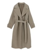 【アナイ/ANAYI】のシャルムリバーテーラードコート 人気、トレンドファッション・服の通販 founy(ファニー) ファッション Fashion レディースファッション Fashion for Women アウター Coat / Outerwear Collection コート・ロングコート・ピーコート Long Coats, Peacoats & More キュプラ Cupro, Eco Fabric スマート Smart, Elegant リボン Ribbon, Bow A/W・秋冬 Autumn/Winter 再入荷 Restock / Back in Stock thumbnail mocha|ID: prp329100004858274 ipo3291000000036294043