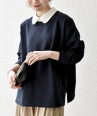 【シップス フォー ウィメン/SHIPS】のSHIPS any 洗濯機可能 ダンボール バイカラー プルオーバー 人気、トレンドファッション・服の通販 founy(ファニー) ファッション Fashion レディースファッション Fashion for Women トップス・カットソー Cut & Sew Tops カジュアルプルオーバー・ニットトップス Pullovers & Knit Tops / Casual Pullovers 洗える Machine Washable ストレッチ Stretch, Stretchy Fabric スリット Slit, Slit Detail ラウンド Round, Round Neck ロング Long, Long-Length ビジネス 仕事 通勤 Business / Work / Commuting 2026年 2026 thumbnail ネイビー|ID: prp329100004858615 ipo3291000000036283591