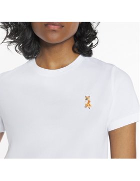 【メゾン キツネ/MAISON KITSUNE】のMaison Kitsune/LADY FOX BABY TEE-SHIRT 人気、トレンドファッション・服の通販 founy(ファニー) ファッション Fashion レディースファッション Fashion for Women トップス・カットソー Cut & Sew Tops シャツ・ブラウス・オフィスカジュアル Elegant Blouses & Button-Ups 冬 Winter / This Winter パッチ Patch, Appliqué フレンチ French, French Style エレガント 上品 Elegant 半袖 Short Sleeve, Half Sleeve A/W・秋冬 Autumn/Winter |ID:prp329100004858636