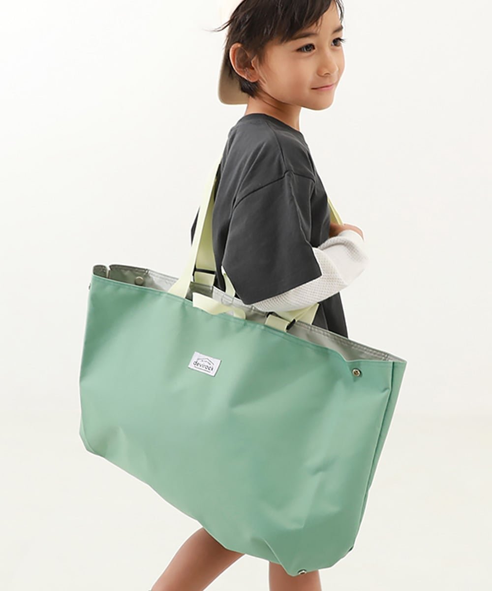 【デビロック/devirock / KIDS】の鍵盤ハーモニカが入る 拡張できるレッスンバッグ 子供服 キッズ 男の子 女の子 26SS インテリア・キッズ・メンズ・レディースファッション・服の通販 founy(ファニー) 　ファッション　Fashion　キッズファッション　Fashion for Kids　2026年　2026　ショルダー　Shoulder, Shoulder Strap　ループ　Loop, Loop Knit　002-クリームグリーン|ID: prp329100004858689 ipo3291000000036158067