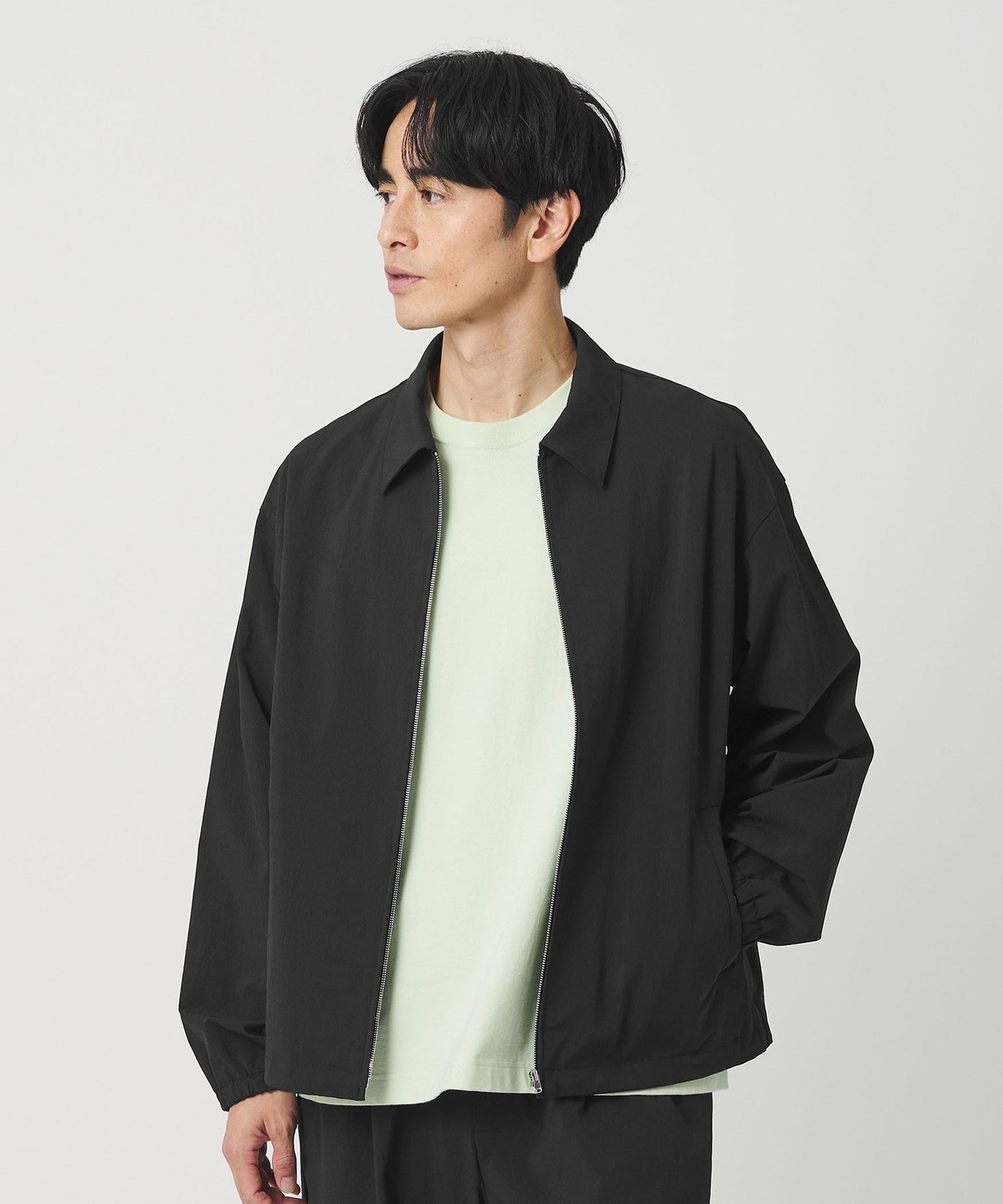 【ビューティ&ユース ユナイテッドアローズ/BEAUTY&YOUTH / UNITED ARROWS / MEN】の360°MASTER ハリントン ジャケット セットアップ対応 撥水 ストレッチ ウォッシャブル インテリア・キッズ・メンズ・レディースファッション・服の通販 founy(ファニー) 　ファッション　Fashion　メンズファッション　Fashion for Men　セットアップ　Matching Sets　ウォッシャブル　Machine Washable　ジャケット　Jacket, Outerwear　ストレッチ　Stretch, Stretchy Fabric　スピンドル　Spindle, Drawcord　スマート　Smart, Elegant　セットアップ　Set-Up, Coordinated Outfit　ポケット　Pocket, Pocket Detail　ラウンド　Round, Round Neck　リラックス　Relax, Relaxed Fit　おすすめ　Recommended / Our Picks　BLACK|ID: prp329100004858716 ipo3291000000035915668