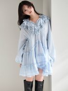 【スナイデル/SNIDEL】のコットンレースBOHOチュニック 人気、トレンドファッション・服の通販 founy(ファニー) ファッション Fashion レディースファッション Fashion for Women トップス・カットソー Cut & Sew Tops アイレット Eyelet Lace ウェーブ Wavy Pattern ギャザー Gathered, Ruffled スマート Smart, Elegant チュニック Tunic, Long Top ドローストリング Drawstring, Pull Cord バランス Balance, Style Balance フェミニン Feminine, Girly フリル Frill, Ruffle リボン Ribbon, Bow レース Lace, Lace Fabric ロマンティック Romantic, Feminine Style おすすめ Recommended / Our Picks thumbnail LBLU[081]|ID: prp329100004858748 ipo3291000000035916555