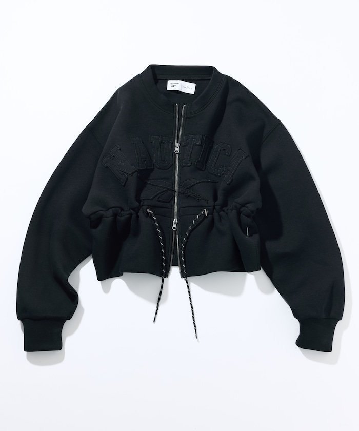 【フリークスストア/FREAK'S STORE】のReebok × NAUTICA 【Exclusive】ボンディング ウエストスピンドルジップパーカー 全4色 インテリア・キッズ・メンズ・レディースファッション・服の通販 founy(ファニー) 　ファッション　Fashion　レディースファッション　Fashion for Women　トップス・カットソー　Cut & Sew Tops　レディースパーカー・カジュアルフーディー　Casual Hoodies & Sweatshirts　2026年　2026　コラボ　Collaboration, Collab　ショート　Short, Short Length　スピンドル　Spindle, Drawcord　スポーツ　Sports, Activewear　テクスチャー　Texture, Textured Fabric　トレンド　Trend, Trending Now　バランス　Balance, Style Balance　フォルム　Silhouette, Form　ボトム　Bottoms, Lower Wear　ボンディング　Bonding, Bonded Fabric　別注　Limited Edition, Custom Order　夏　Summer　定番　Standard, Basic Item　S/S・春夏　SS, Spring/Summer, Warm Season　ブラック|ID: prp329100004858822 ipo3291000000036339802