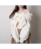 【リップサービス/LIP SERVICE】のLIP SERVICE/リボンオフショルロングスリーブトップス 人気、トレンドファッション・服の通販 founy(ファニー) ファッション Fashion レディースファッション Fashion for Women トップス・カットソー Cut & Sew Tops ガーリー Girly, Feminine Style シャーリング Shirring, Ruched ダウン Down, Puffer チェック Check, Plaid, Tartan ツイード Twill, Twill Weave デニム Denim, Jeans Material トレンド Trend, Trending Now バルーン Balloon, Balloon Silhouette フェミニン Feminine, Girly フォルム Silhouette, Form ボトム Bottoms, Lower Wear リボン Ribbon, Bow ワイド Wide, Wide Fit 冬 Winter / This Winter おすすめ Recommended / Our Picks thumbnail アイボリー|ID: prp329100004858848 ipo3291000000036268605