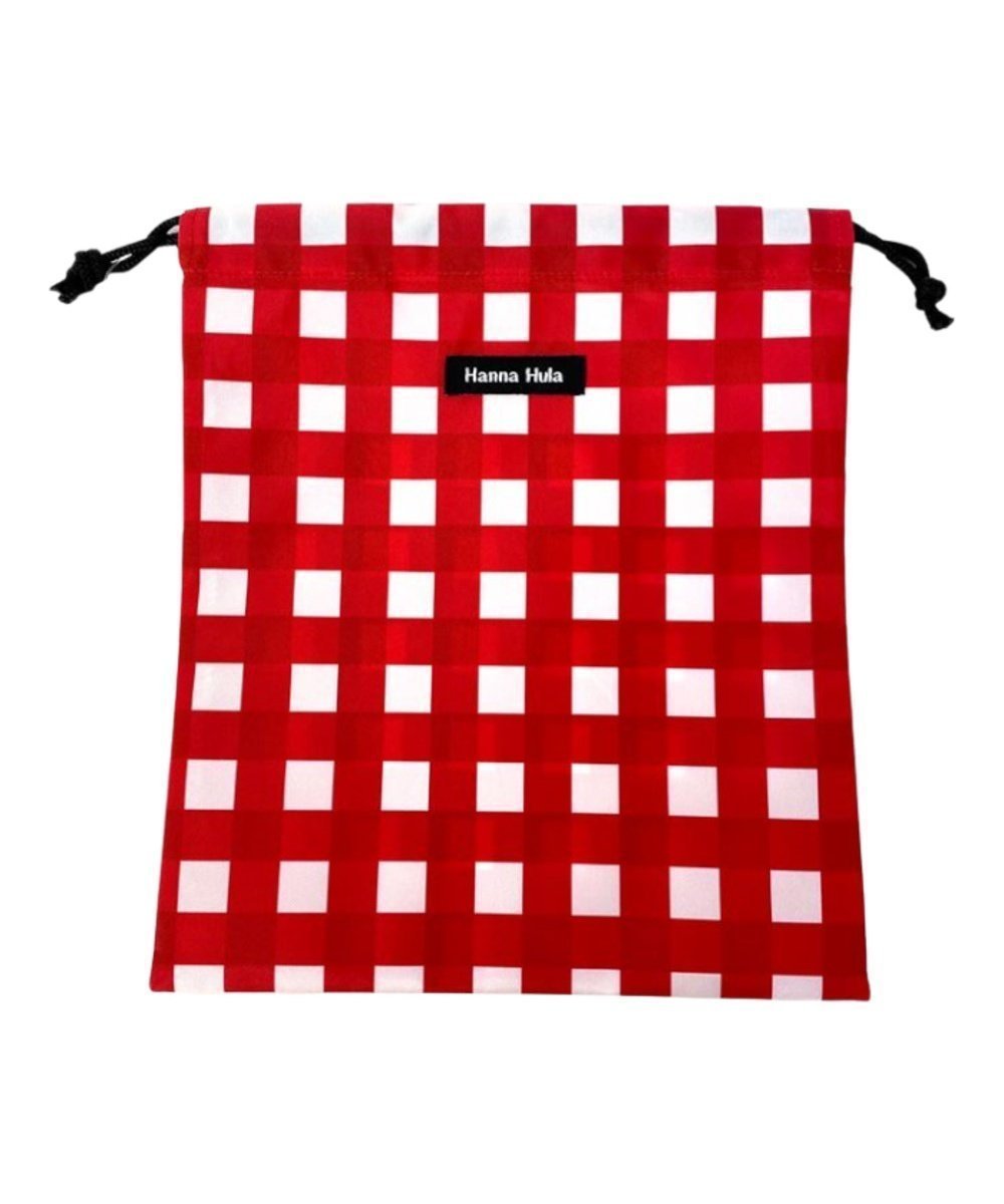 【ローラ/Rora / KIDS】のHanna Hula ハンナフラ CDS-M 消臭巾着M インテリア・キッズ・メンズ・レディースファッション・服の通販 founy(ファニー) 　ファッション　Fashion　キッズファッション　Fashion for Kids　カメラ　Camera Accessories　巾着　Drawstring Bag, Kinchaku　抗菌　Antibacterial, Bacteria-Resistant　シューズ　Shoes, Footwear　ダブル　Double, Double-Breasted　ポーチ　Pouch, Small Case　夏　Summer　お正月　New Year　クリスマス X'mas　Christmas / X'mas　ギフト プレゼント　Gift / Present　入学式　Entrance Ceremony　卒業式　Graduation Ceremony　ギンガムレッド|ID: prp329100004858895 ipo3291000000036258247