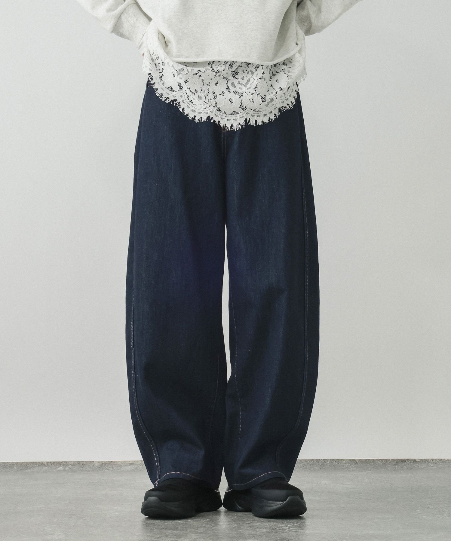 【グローバルワーク/GLOBAL WORK】のGOODデニムバレルパンツ/600980 インテリア・キッズ・メンズ・レディースファッション・服の通販 founy(ファニー) ファッション Fashion レディースファッション Fashion for Women パンツ Pants & Trousers コクーン Cocoon, Cocoon Silhouette コンパクト Compact, Small Size ジャケット Jacket, Outerwear ジーンズ Jeans, Denim Pants ストレート Straight, Straight Cut スリム Slim, Slim Fit デニム Denim, Jeans Material バランス Balance, Style Balance フリル Frill, Ruffle レース Lace, Lace Fabric 楽ちん Easy Fit, Comfortable ワイド Wide, Wide Fit おすすめ Recommended / Our Picks ネイビー88|ID: prp329100004859412 ipo3291000000036089633