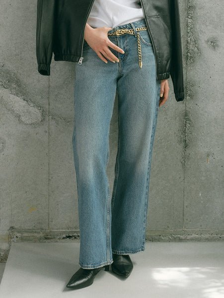 【リーバイス/Levis】のLOW LOOSE ジーンズ ライトインディゴ インテリア・キッズ・メンズ・レディースファッション・服の通販 founy(ファニー) 　ファッション　Fashion　レディースファッション　Fashion for Women　ジーンズ　Jeans, Denim Pants　ストレート　Straight, Straight Cut　トレンド　Trend, Trending Now　Medium Indigo - Worn In|ID: prp329100004859416 ipo3291000000035936876