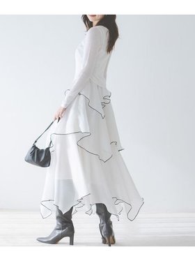 【スナイデル/SNIDEL】 シアーイレヘムニットコンビワンピース人気、トレンドファッション・服の通販 founy(ファニー) ファッション Fashion レディースファッション Fashion for Women ワンピース Dresses アクリル Acrylic Material イレヘム Irregular Hemline オーガンジー Organza Fabric キャミソール Camisole, Spaghetti Strap Top キャミワンピース Cami Dress, Slip Dress シアー Sheer, See-Through ティアードスカート Tiered Skirt, Flounced Skirt おすすめ Recommended / Our Picks |ID:prp329100004859424