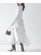 【スナイデル/SNIDEL】のシアーイレヘムニットコンビワンピース 人気、トレンドファッション・服の通販 founy(ファニー) ファッション Fashion レディースファッション Fashion for Women ワンピース Dresses アクリル Acrylic Material イレヘム Irregular Hemline オーガンジー Organza Fabric キャミソール Camisole, Spaghetti Strap Top キャミワンピース Cami Dress, Slip Dress シアー Sheer, See-Through ティアードスカート Tiered Skirt, Flounced Skirt おすすめ Recommended / Our Picks thumbnail WHT[001]|ID: prp329100004859424 ipo3291000000035936961