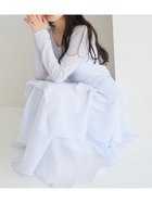 【スナイデル/SNIDEL】のシアーイレヘムニットコンビワンピース 人気、トレンドファッション・服の通販 founy(ファニー) ファッション Fashion レディースファッション Fashion for Women ワンピース Dresses アクリル Acrylic Material イレヘム Irregular Hemline オーガンジー Organza Fabric キャミソール Camisole, Spaghetti Strap Top キャミワンピース Cami Dress, Slip Dress シアー Sheer, See-Through ティアードスカート Tiered Skirt, Flounced Skirt おすすめ Recommended / Our Picks thumbnail LBLU[081]|ID: prp329100004859424 ipo3291000000035936962