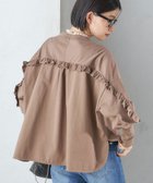 【シップス フォー ウィメン/SHIPS】の洗濯機可能 ロング リブ スリーブ フリル カットソー 人気、トレンドファッション・服の通販 founy(ファニー) ファッション Fashion レディースファッション Fashion for Women トップス・カットソー Cut & Sew Tops カットソー・ベーシックTシャツ Cut-and-Sewn Tops / Stretch Tees & Basics 春 Spring カットソー Cut and Sewn Top シンプル Simple, Minimal スリーブ Sleeve, Long Sleeve / Short Sleeve デニム Denim, Jeans Material バランス Balance, Style Balance フリル Frill, Ruffle フロント Front, Front Design ヨーク Yoke, Yoke Design ロング Long, Long-Length 2025年 2025 2025春夏・S/S Spring/Summer 2025 SS25 thumbnail ブラウン|ID: prp329100004859840 ipo3291000000035965547