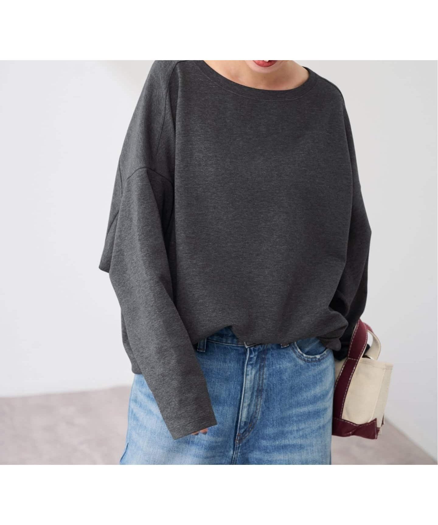 【フレームワーク/FRAMeWORK】の≪一部カラーWEB限定 / 追加≫コクーンプルオーバー インテリア・キッズ・メンズ・レディースファッション・服の通販 founy(ファニー) 　ファッション　Fashion　レディースファッション　Fashion for Women　トップス・カットソー　Cut & Sew Tops　カジュアルプルオーバー・ニットトップス　Pullovers & Knit Tops / Casual Pullovers　なめらか　Smooth, Silky Texture　シンプル　Simple, Minimal　フロント　Front, Front Design　エレガント 上品　Elegant　再入荷　Restock / Back in Stock　グレー|ID: prp329100004859845 ipo3291000000036307609