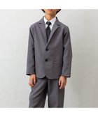 【パクシル/PAQXIL / KIDS】の【4点セットスーツ】ジャケット+パンツ+シャツ+ネクタイ グレー|ID: prp329100004860441 ipo3291000000035993511