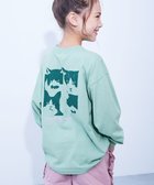 【デビロック/devirock / KIDS】の綿100% デビラボ ガールズ BIGシルエットプリント袖リブ 長袖Tシャツ ロンT 25AW 人気、トレンドファッション・服の通販 founy(ファニー) ファッション Fashion キッズファッション Fashion for Kids トレンド Trend, Trending Now 長袖 Long Sleeve, Full Sleeve プリント Print, Printed Pattern おすすめ Recommended / Our Picks 2025年 2025 2025-2026秋冬・A/W Autumn/Winter 2025–26 AW25–26 thumbnail 008-ネコ-Sミント|ID: prp329100004860486 ipo3291000000035994345