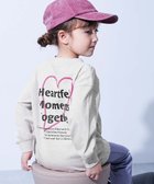 【デビロック/devirock / KIDS】の綿100% デビラボ ガールズ BIGシルエットプリント袖リブ 長袖Tシャツ ロンT 25AW 人気、トレンドファッション・服の通販 founy(ファニー) ファッション Fashion キッズファッション Fashion for Kids トレンド Trend, Trending Now 長袖 Long Sleeve, Full Sleeve プリント Print, Printed Pattern おすすめ Recommended / Our Picks 2025年 2025 2025-2026秋冬・A/W Autumn/Winter 2025–26 AW25–26 thumbnail 010-バックハート-オートミール|ID: prp329100004860486 ipo3291000000035994351