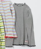 【エフオー オンラインストア/F.O.Online Store / KIDS】のボーダーリブロンT オフホワイト|ID: prp329100004860521 ipo3291000000035995108